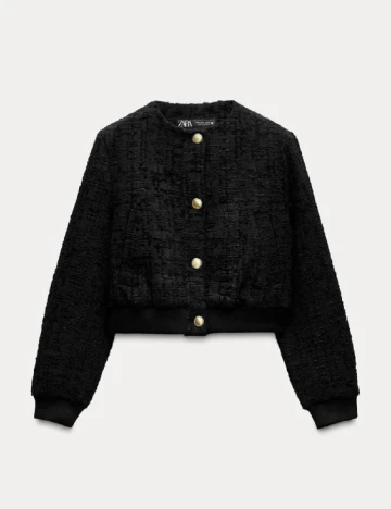 Jacheta Zara, negru Negru