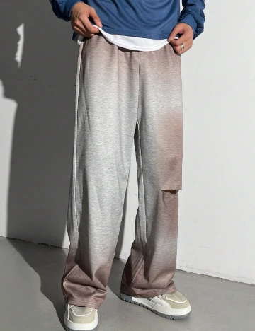 Pantaloni Shein Kids, gri Gri