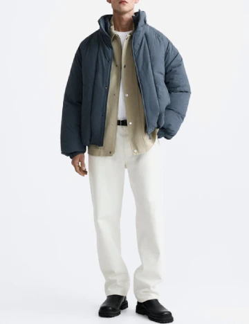 Geaca Zara, albastru Albastru