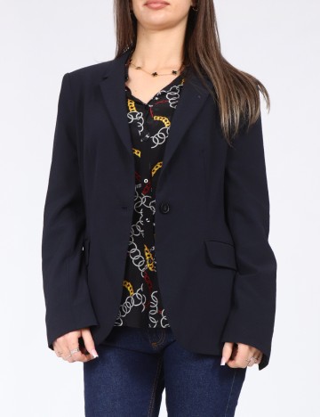 
						Sacou Zara, bleumarin