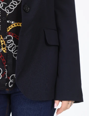 Sacou Zara, bleumarin Albastru