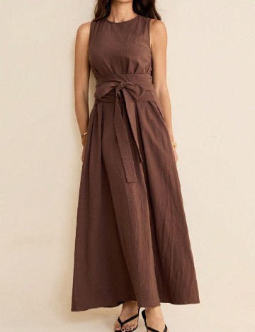 
						Rochie medie SHEIN, maro