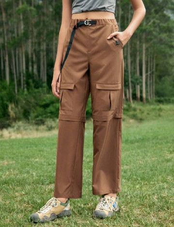 
						Pantaloni In My Nature, maro