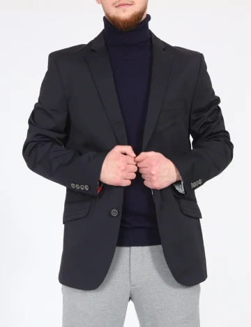 Sacou Zara, bleumarin inchis Albastru