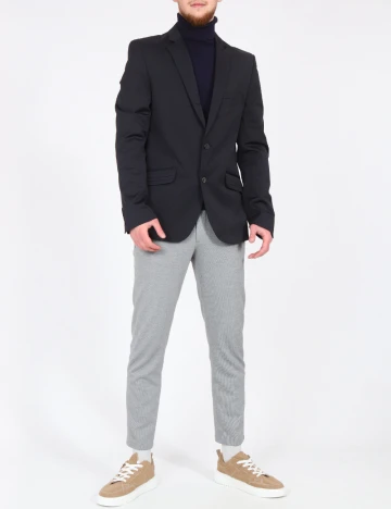 Sacou Zara, bleumarin inchis Albastru