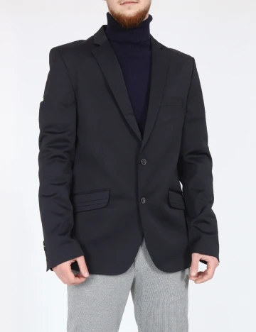 Sacou Zara, bleumarin inchis Albastru