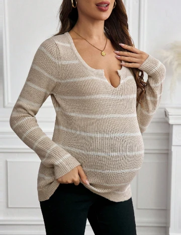 Bluza SHEIN Maternity, crem Crem