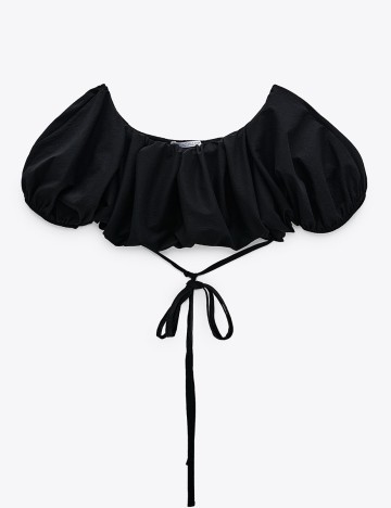 Top Zara, negru, S