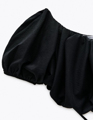 Top Zara, negru, S