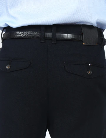 Pantaloni Zara, bleumarin Albastru