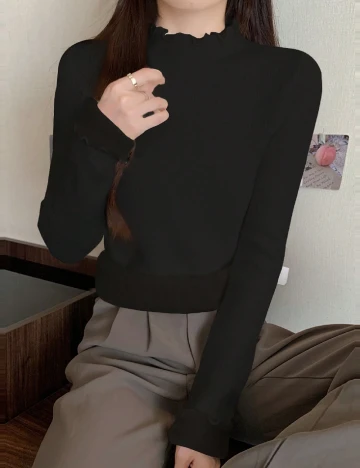 Pulover Dazy, negru Negru