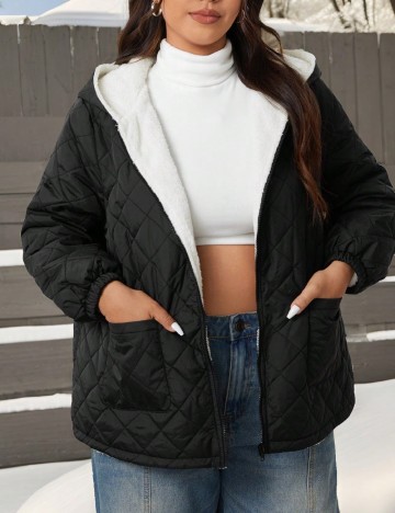 
						Geaca SHEIN CURVE, negru