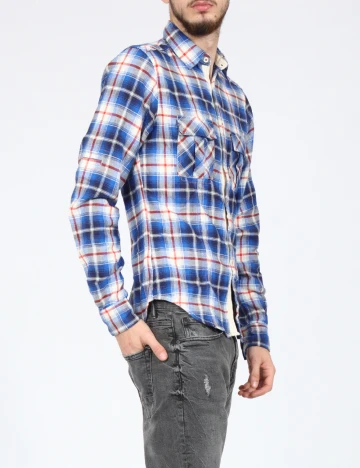 Camasa Zara, albastru Albastru