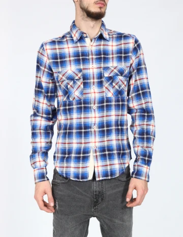 Camasa Zara, albastru Albastru