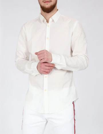 Camasa Zara, alb Alb