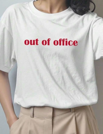 Tricou SHEIN, alb Alb