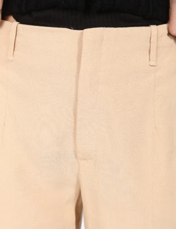 Pantaloni Zara, crem Crem