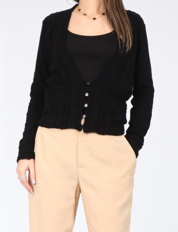 
						Cardigan Zara, negru
