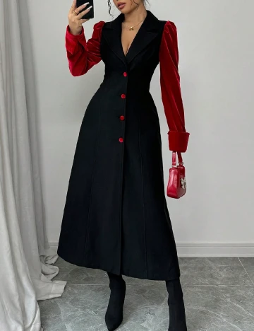 Palton SHEIN, negru Negru