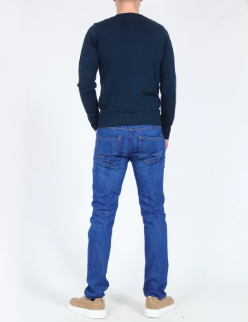 Blugi Bershka, albastru Albastru