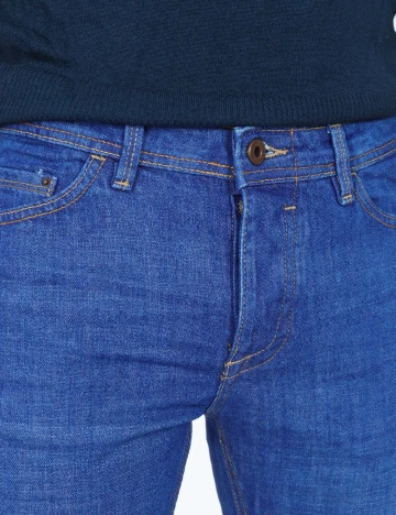 Blugi Bershka, albastru Albastru