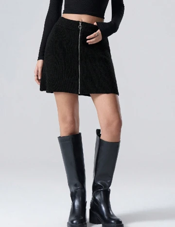 Fusta SHEIN, negru Negru