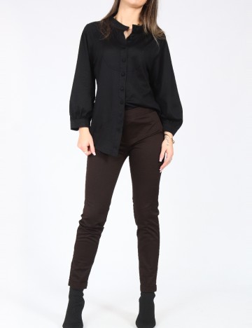 Pantaloni Zara, maro