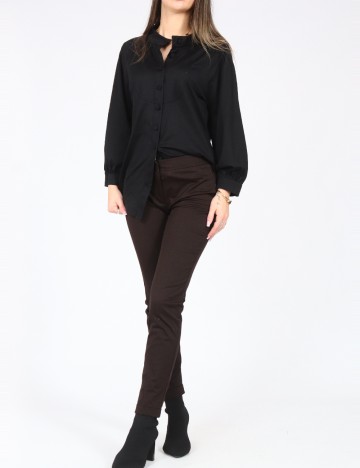 Pantaloni Zara, maro