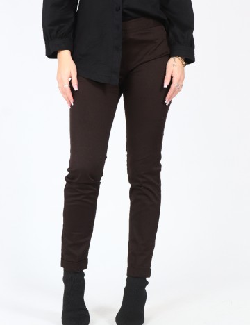 Pantaloni Zara, maro