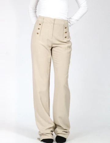 Pantaloni Zara, crem Crem