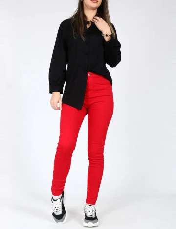 Pantaloni Bershka, rosu Rosu