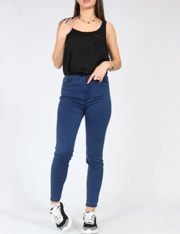 Blugi Zara, albastru Albastru