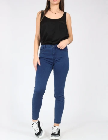 Blugi Zara, albastru Albastru