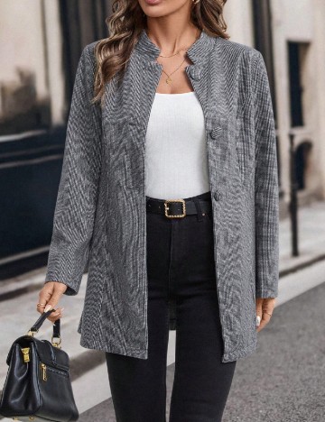 
						Jacheta SHEIN, gri/negru