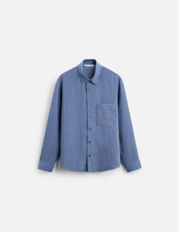 Camasa Zara, albastru Albastru