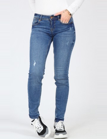 Blugi Bershka, albastru