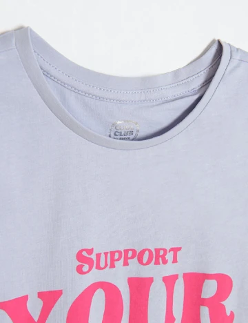 Tricou Cool Club, mov Mov