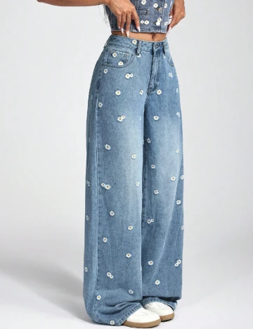 Blugi SHEIN, albastru Albastru