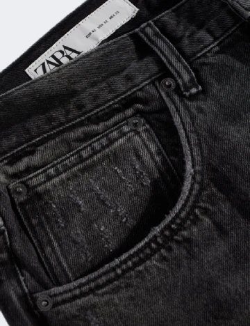 Blugi Zara, negru Negru