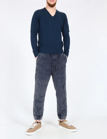 Pantaloni Zara, albastru Albastru