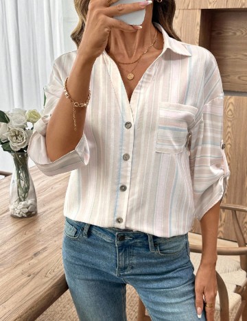 
						Camasa SHEIN, mix culori