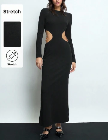 Rochie lunga SHEIN, negru Negru