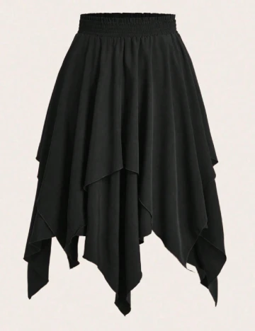 Fusta SHEIN CURVE, negru Negru