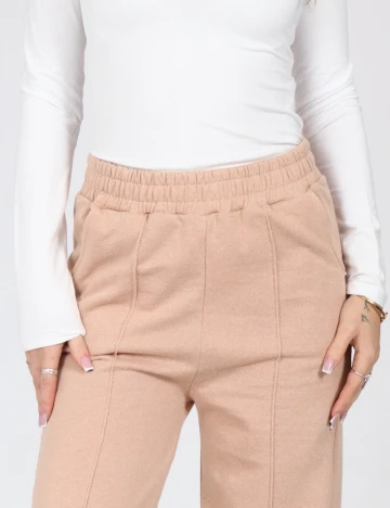 Pantaloni SHEIN, maro deschis Maro