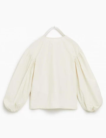 Camasa Zara, ecru Alb