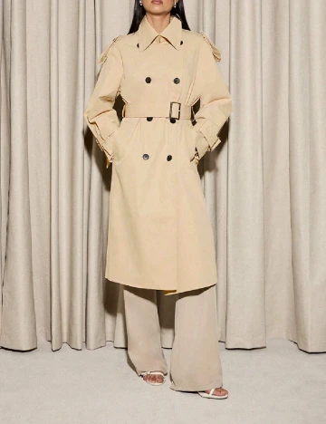 Trench AiiRZ, bej Crem