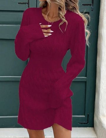 Rochie scurta SHEIN, pruna Mov