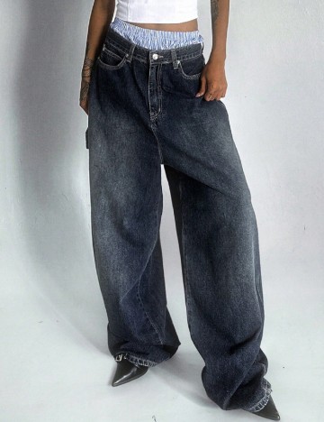 
						Blugi Dazy, bleumarin