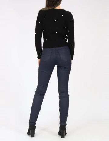 Pantaloni Massimo Dutti, bleumarin Albastru