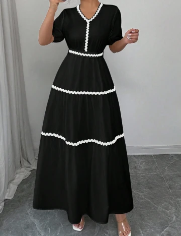 Rochie medie SHEIN, negru Negru